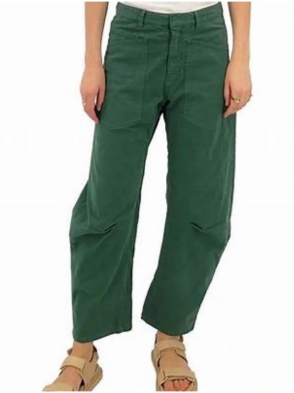 Nili Lotan Shon Pants Sz 12 Forest Green